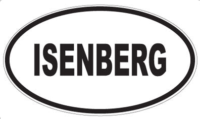 ISENBERG - Oval Magnet