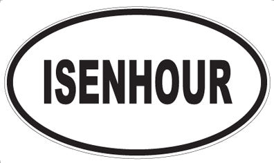 ISENHOUR - Oval Magnet