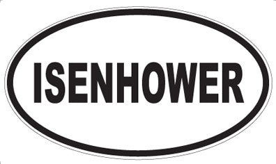 ISENHOWER - Oval Magnet