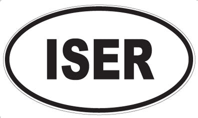 ISER - Oval Magnet