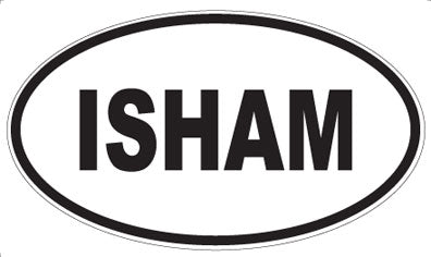 ISHAM - Oval Magnet