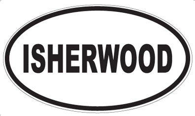 ISHERWOOD - Oval Magnet
