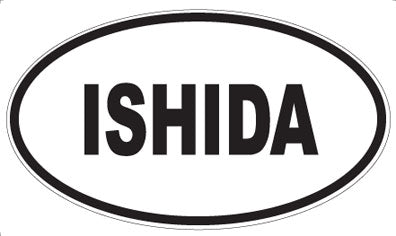 ISHIDA - Oval Sticker