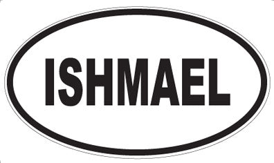 ISHMAEL - Oval Magnet