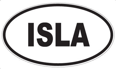 ISLA - Oval Magnet