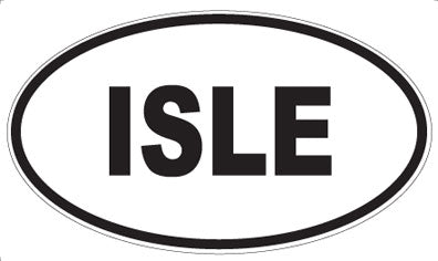 ISLE - Oval Magnet