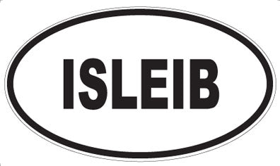ISLEIB - Oval Magnet