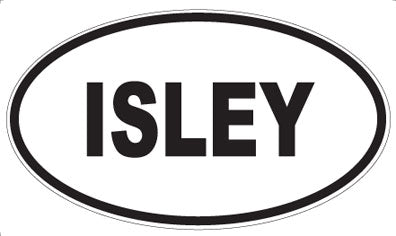 ISLEY - Oval Magnet