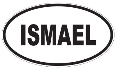 ISMAEL - Oval Magnet