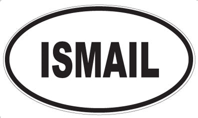ISMAIL - Oval Sticker