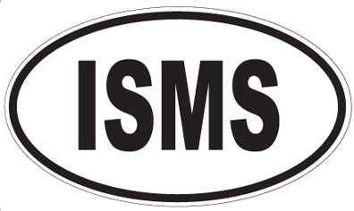 ISMS - Oval Sticker