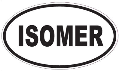 ISOMER - Oval Sticker