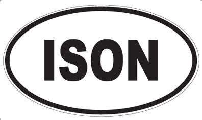 ISON - Oval Magnet