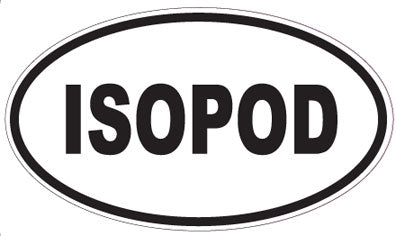 ISOPOD - Oval Sticker