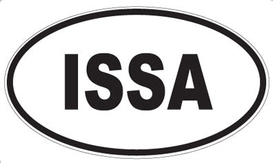 ISSA - Oval Magnet