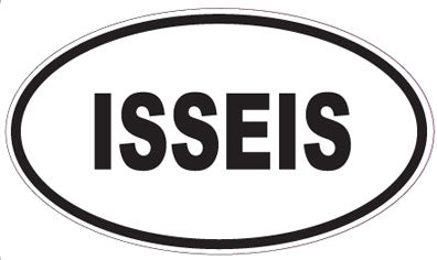 ISSEIS - Oval Sticker