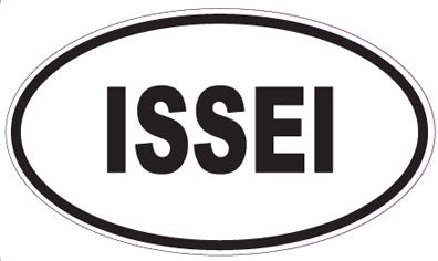 ISSEI - Oval Magnet