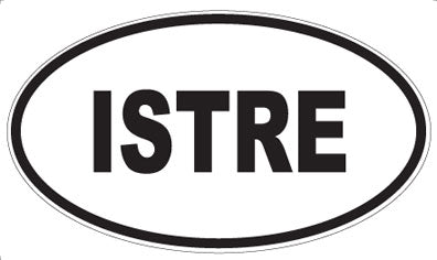 ISTRE - Oval Magnet