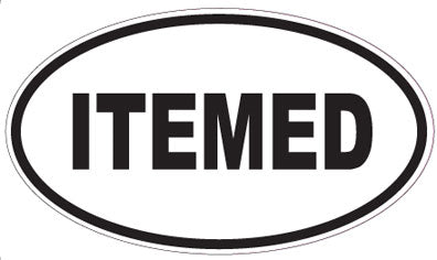 ITEMED - Oval Sticker
