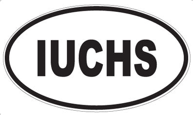 IUCHS - Oval Sticker