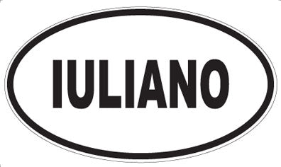 IULIANO - Oval Magnet