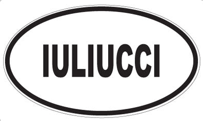 IULIUCCI - Oval Magnet
