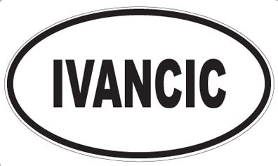 IVANCIC - Oval Magnet