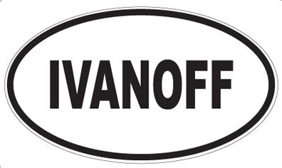 IVANOFF - Oval Magnet