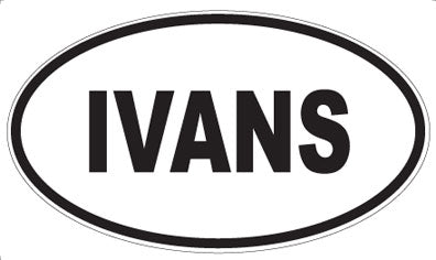 IVANS - Oval Magnet