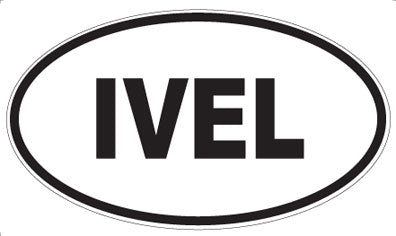 IVEL - Oval Sticker
