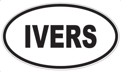 IVERS - Oval Magnet