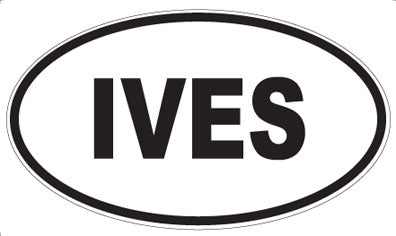 IVES - Oval Magnet