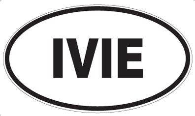 IVIE - Oval Sticker