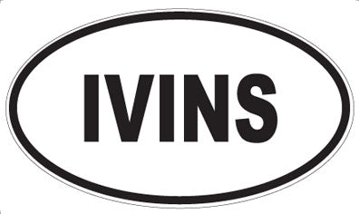 IVINS - Oval Sticker