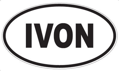 IVON - Oval Sticker