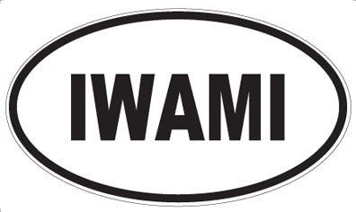 IWAMI - Oval Magnet