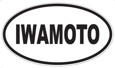 IWAMOTO - Oval Magnet