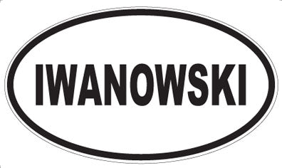 IWANOWSKI - Oval Magnet