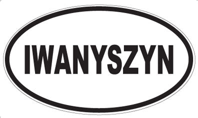 IWANYSZYN - Oval Magnet