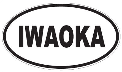 IWAOKA - Oval Sticker