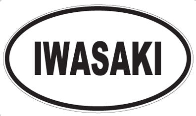 IWASAKI - Oval Sticker