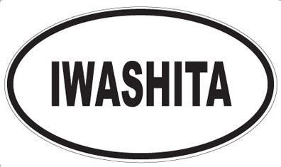 IWASHITA - Oval Magnet