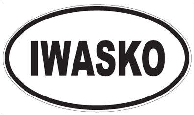 IWASKO - Oval Magnet