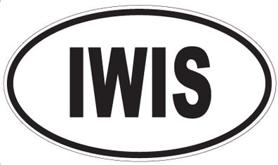 IWIS - Oval Sticker