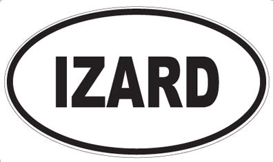 IZARD - Oval Magnet