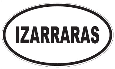 IZARRARAS - Oval Magnet