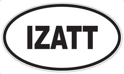 IZATT - Oval Sticker