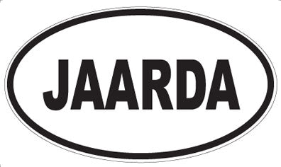 JAARDA - Oval Sticker