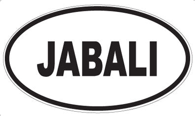 JABALI - Oval Magnet