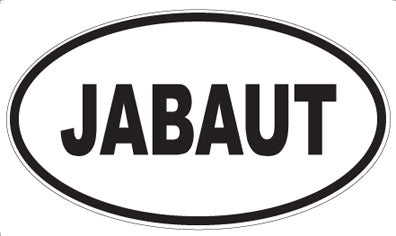 JABAUT - Oval Sticker